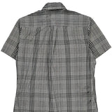 Tommy Hilfiger Checked Short Sleeve Shirt - Small Black & White Cotton