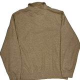 Polo By Ralph Lauren 1/4 Zip - 2XL Beige Cotton