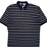 Tommy Hilfiger Striped Polo Shirt - XL Navy Cotton