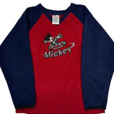 Disney Mickey Mouse Long Sleeve T-Shirt - Medium Navy Polyester