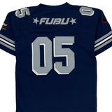 Fubu Football Jersey - 2XL Blue Polyester