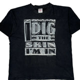Oneita Single Stitch T-Shirt - XL Black Cotton