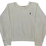Polo By Ralph Lauren Sweatshirt - Medium Cream Cotton