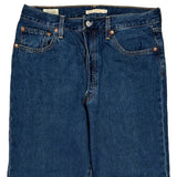 501 Levis Jeans - 32W 27L Blue Cotton