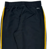Climalite Adidas Striped Track Pants - Small Black Polyester