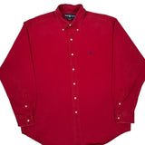 Blake Ralph Lauren Shirt - Large Red Cotton