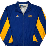 Ucla Adidas College Track Jacket - Large Blue Nylon