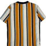 Guess Striped T-Shirt - Large Orange Cotton