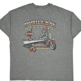 Mobile Bay Harley Davidson Graphic T-Shirt - XL Gray Cotton