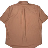Blake Ralph Lauren Checked Short Sleeve Shirt - Large Orange Cotton