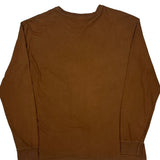 Polo By Ralph Lauren Long Sleeve T-Shirt - Medium Brown Cotton