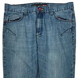 Coogi Graphic Jeans - 38W 32L Blue Cotton