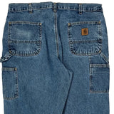 Carhartt Carpenter Jeans - 36W 31L Blue Cotton