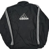 Adidas Track Jacket - Large Black Polyester