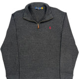 Polo By Ralph Lauren 1/4 Zip - XL Gray Cotton