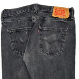Levis 501 Jeans - 34W 30L Gray Cotton