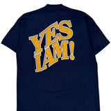 Single Stitch San Diego Fan Fruit Of The Loom Graphic T-Shirt - Large Navy Cotton