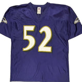 Baltimore Ravens Nfl Football Football Jersey - Large Purple Polyester