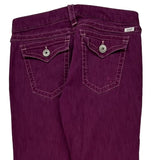 Guess Flared Jeans - 31W US 8 Purple Cotton