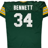 Made In USA Green Bay Packers Champion Football Football Jersey - 2XL Green Polyester