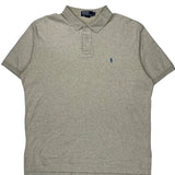 Polo By Ralph Lauren Polo Shirt - XL Beige Cotton