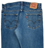517 Levis Boot Cut Jeans - 34W 30L Blue Denim