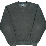 90s Blank Russell Athletic Sweatshirt - Large Gray Cotton Blend