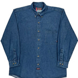 Dickies Denim Shirt - Large Blue Cotton