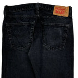 Levis 501 Jeans - 36W 30L Black Cotton