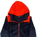 Fila Fleece Jacket - Medium Red Polyester