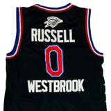 Oklahoma City Thunder Adidas #0 Russel Westbrook Jersey - Large Black Polyester
