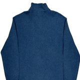 Polo By Ralph Lauren 1/4 Zip - Large Blue Cotton