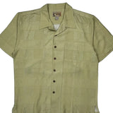 Platinum Hawaiian Shirt - Large Beige Silk