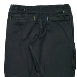 Cat Cargo Pants - 35W 30L Black Cotton Blend
