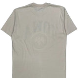 State University Of Iowa Hanes College T-Shirt - Large Beige Cotton Blend