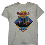 New York Hard Rock Cafe Graphic T-Shirt - Medium Grey Cotton