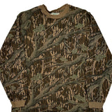 Made In USA Mossy Oak Long Sleeve T-Shirt - Large Camo Cotton