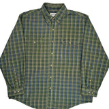 Carhartt Checked Flannel Shirt - XL Blue Cotton