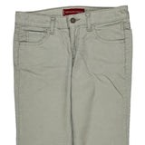 Levis Flared Jeans - 32W UK 10 Grey Cotton Blend
