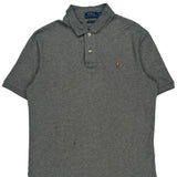 Ralph Lauren Polo Shirt - Medium Grey Cotton