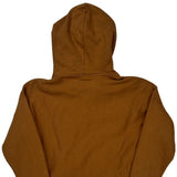 Reverse Weave Champion Hoodie - Small Brown Cotton