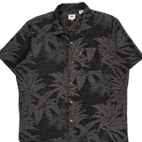 Levis Floral Hawaiian Shirt - 2XL Black Cotton