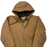 Blue Mountain Workwear Bomber Jacket - Large Brown Cotton