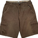 Nike Cargo Shorts - 34W 12L Brown Cotton