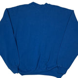 Giants Hanes Football Sweatshirt - 2XL Blue Cotton Blend