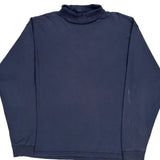 Carhartt Long Sleeve T-Shirt - 2XL Navy Cotton