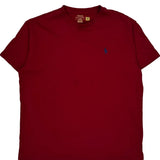 Polo By Ralph Lauren T-Shirt - Medium Red Cotton