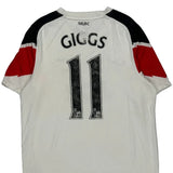 2010-11 Manchester United Nike Giggs Away Football Shirt - XL Black Polyester
