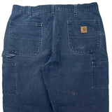 Carhartt Carpenter Trousers - 35W 30L Blue Cotton