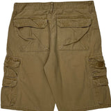 Wrangler Cargo Shorts - 32W 10L Khaki Cotton